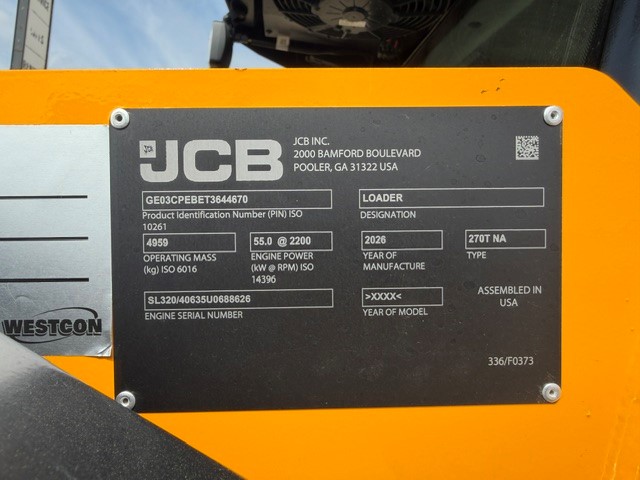 JCB 270T Skid Steer - Image 2